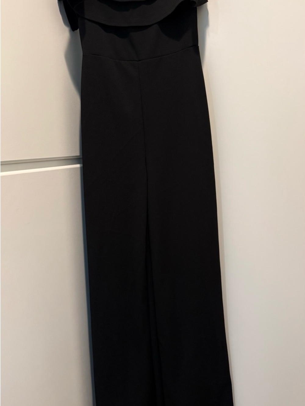 Fashion Nova Black Ready To Ruffle Jumpsuit